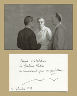 François Billetdoux (1927-1991) - Écrivain - Carte Dédicacée + Photo - 1979 - Schriftsteller