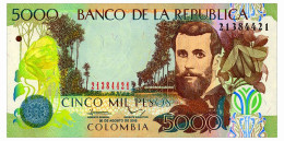 COLOMBIA 5000 PESOS 2012 Pick 452n Unc - Colombia
