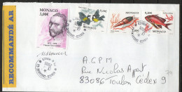 Martin Mörck. Monaco 2005. Vincent Van Gogh. Michel 2657 On Letter Sent To Toulon. Signed. - Brieven En Documenten
