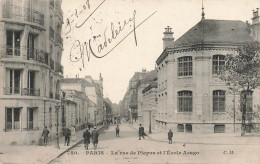 Paris 12ème * La Rue De Picpus Et L'école Arago * 1908 - Distrito: 12