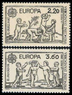 ANDORRA FRENCH 1989 EUROPA: Children's Games. Complete Set, MNH - 1989