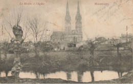 Machecoul * 1904 * Un Coin Du Village , La Rivière Et L'église * Mare Abreuvoir - Machecoul