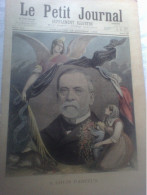 Le Petit Journal N°256 Mort De Louis Pasteur H Meyer ?Rébus Chanson - 1850 - 1899