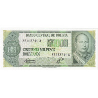 Bolivie, 50,000 Pesos Bolivianos, 1984, 1984-06-05, KM:170a, NEUF - Bolivia