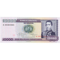 Bolivie, 10,000 Pesos Bolivianos, 1984, 1984-02-10, KM:169a, NEUF - Bolivien