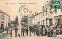 Treize Septiers * 1910 * La Grand'rue * Café Du Commerce * Café CHAUDIERE * Enfants Villageois - Altri & Non Classificati