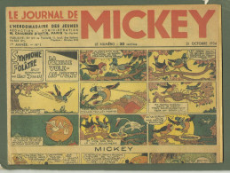 FAC SIMILE N°1 JOURNAL DE MICKEY DU 21 OCTOBRE 1934 - Other & Unclassified