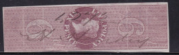 GB Fiscals / Revenues Life Policy 6d -  Red - Brown Barefoot 28. Watermark Simple Anchor.  Average Used - Fiscales