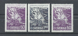 SUECIA   YVERT   523/24,  523a   MNH  ** - Neufs