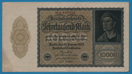 DEUTSCHES REICH 10000 MARK 19.01.1922 # 16N.088836 P# 72 - 10.000 Mark