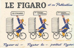 BU 2687 A /   BUVARD  -  LE FIGARO    ( 21,00 Cm X 13,50 Cm) - Cartoleria