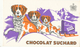 BU 2711   BUVARD  -CHOCOLAT  SUCHARD     ( 21,00 Cm X 13,00 Cm) - Chocolade En Cacao