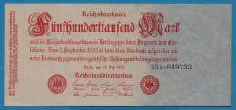 DEUTSCHES REICH 500.000 MARK 25.07.1923 # 33P.049233 P# 92 - 500000 Mark