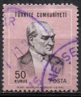 TURQUIE N° 1943 O Y&T 1970 Kemal Atatürk - Gebruikt