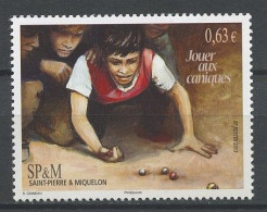 SPM Miquelon 2013 N° 1077 ** Neuf MNH Superbe C 2.20 € Jouer Aux Caniques Enfants Children Flore Flora Graines - Nuevos