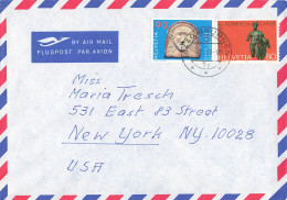 Luftpost-Brief In Die USA (ad0309) - Storia Postale