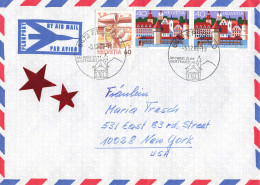 Luftpost-Brief In Die USA (ad0310) - Storia Postale