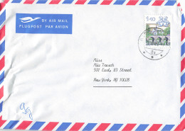 Luftpost-Brief In Die USA (ad0315) - Storia Postale