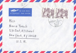 Luftpost-Brief In Die USA (ad0318) - Storia Postale