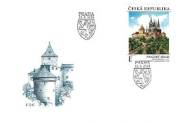 FDC 1027 - 8 Czech Republic Prague Castle In Seasons Of The Year 2019 - FDC