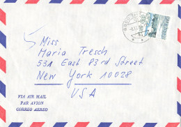 Luftpost-Brief In Die USA (ad0322) - Storia Postale