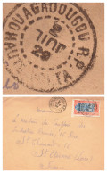 LETTRE. HAUTE VOLTA. 2 JUIL(inversion) 29. OUAGADOUGOU POUR ST ETIENNE - Storia Postale