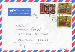 Luftpost-Brief In Die USA  (ad0327) - Storia Postale