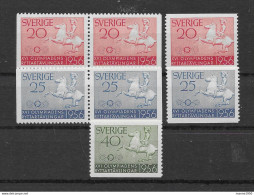 Sweden, 1956, Mi: 413/15 (MNH) - Nuovi