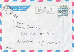 Luftpost-Brief In Die USA (ad0336) - Storia Postale