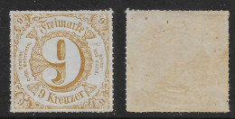 Germania Germany 1865 Thurn Und Taxis Rouletted Perforation 9Kr Mi N.44 MNH ** - Neufs