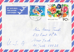 Luftpost-Brief In Die USA (ad0348) - Storia Postale