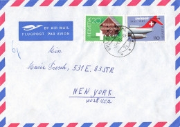 Luftpost-Brief In Die USA (ad0350) - Storia Postale