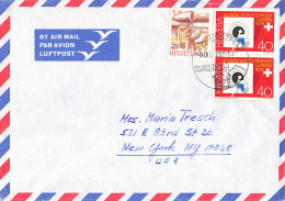 Luftpost-Brief In Die USA (ad0354) - Storia Postale