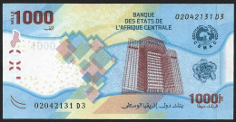 CAS 1000 Francs 2022 P701 UNC - États D'Afrique Centrale