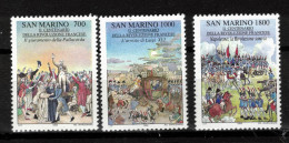 SAINT MARIN  Timbres Neufs ** De 1989  ( Ref  110 A )  Révolution Française - Neufs