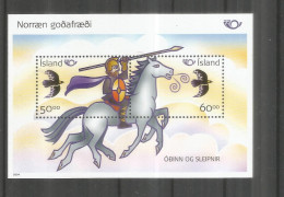 ISLANDIA ISLAND HOJITA 2004 ODIN MITOLOGIA - Unused Stamps