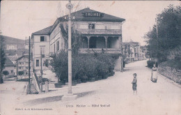 Heiden AR, Hotel Freihof Et Rue Animée (27.7.1922) - Heiden