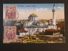 DF18 TURQUIE BELLE  CARTE RARE  1ER JANVIER 1922  ISTAMBUL  A LIERNEUX BELGIQUE ++AFF. PLAISANT+ - Storia Postale