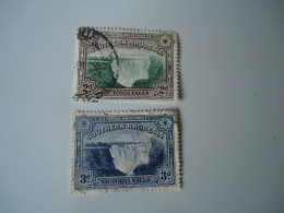 SOUTHERN RHODESIA  2  USED STAMPS  VICTORIA FALLS - Southern Rhodesia (...-1964)