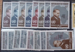 République Du Congo - 454/461 + 465/472 - Dag Hammarskjöld - 1962 - MH - Nuevos