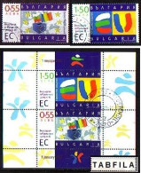 BULGARIA - 2006 - Bulgaria And Romania - Together In Europe - 2v & Bl - Used - Usados