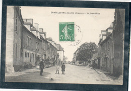 23 CREUSE - CHATELUS MALVALEIX La Grand'Rue (voir Description) - Chatelus Malvaleix