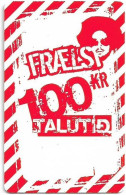 Faroe - Kall Frælsi Talutid, Exp.10.2007, Consecutive CN., GSM Refill 100Kr., Used - Isole Faroe