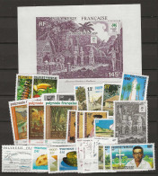 1988 MNH Polynesie Française Year Collection - Full Years