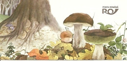 ROMANIA, 1994, Booklet 11, Mushrooms - Postzegelboekjes