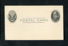 "USA" Aeltere Postkarte Mit Rueckseits Zudruck ** (3191) - Autres & Non Classés