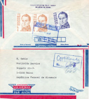 VENEZUELA 1985  AIRMAIL R - LETTER SENT FROM CIUDAD BOLIVAR TO MAINZ - Venezuela