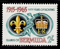 BER-01- BERMUDA - 1965 - SC#:198 - MNH -SCOUTS- - Bermuda