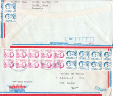 VENEZUELA 1986  AIRMAIL  LETTER SENT FROM PUERTO ORDAZ TO BERLIN - Venezuela