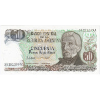 Billet, Argentine, 50 Pesos Argentinos, Undated (1983-85), KM:314a, NEUF - Argentine